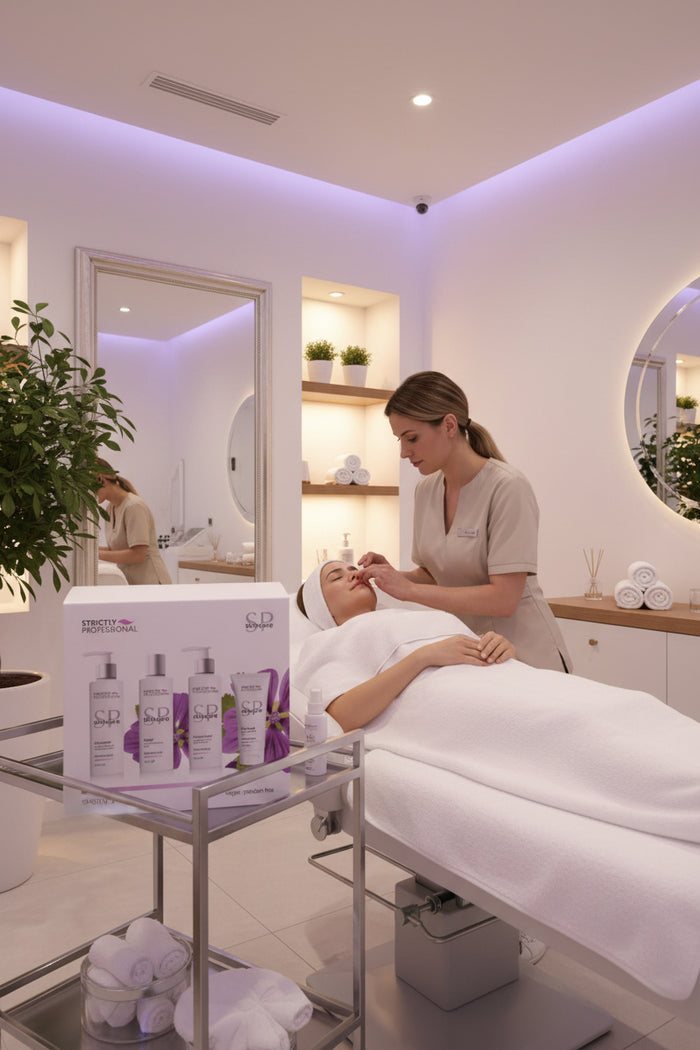 Strictly Professional Facial Kit Sensitive Skin - available from Salonservdirect