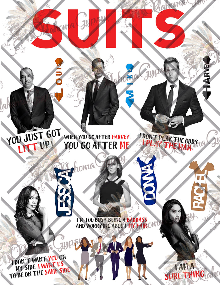 Suits Inspired Digital File