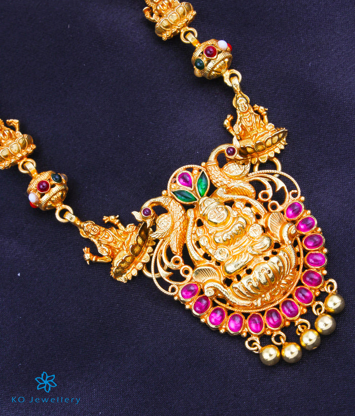 The Padmavati Silver Lakshmi Necklace