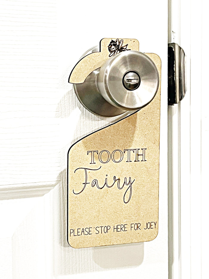 Tooth fairy door hanger