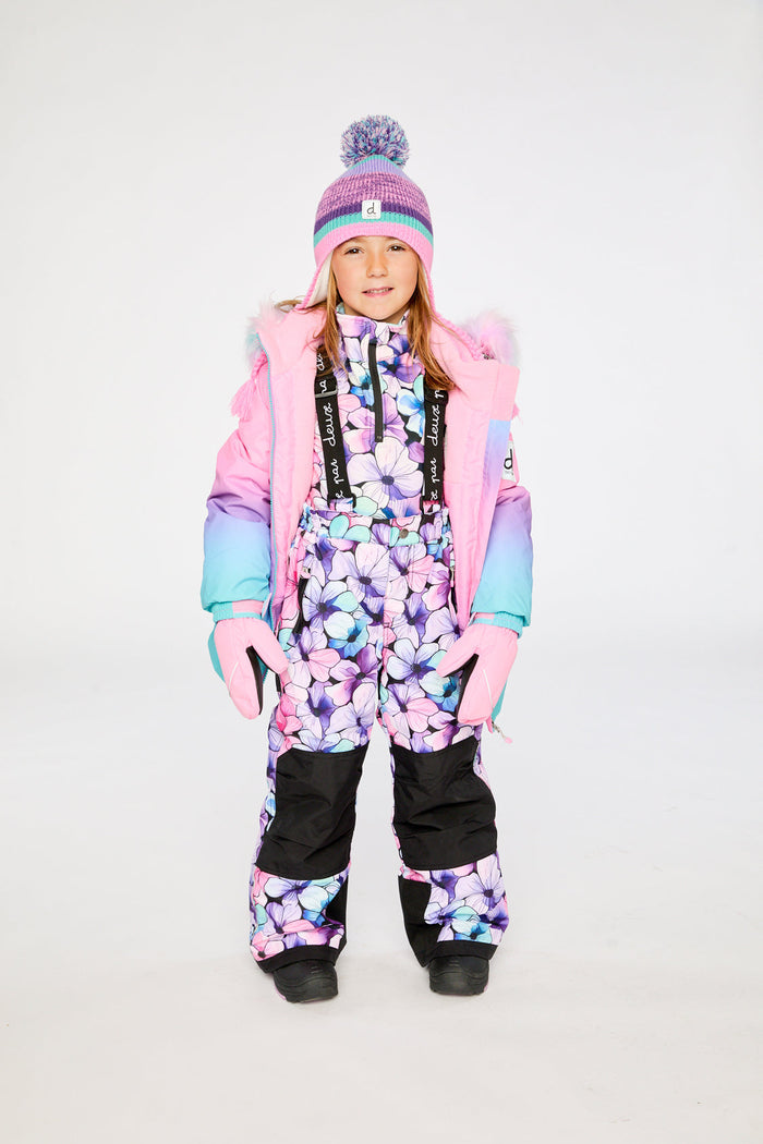 Two Piece Play Snowsuit Pink To Blue Gradient-4