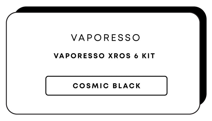 Vaporesso XROS 6 Kit | Cosmic Black-Image 1
