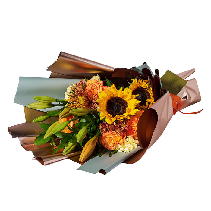 Vibrant Fall Floral Bouquet with Carnations and Chrysanthemums – the bouquet