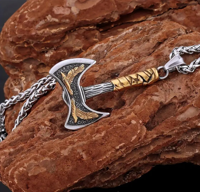 Viking Double Edged Axe Pendant