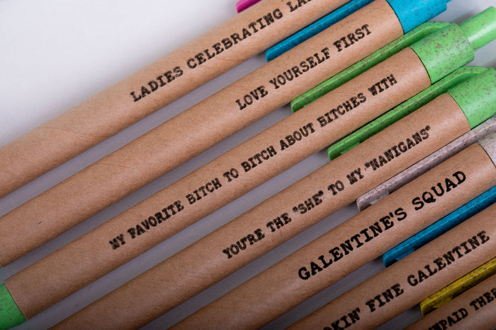 Wholesale | 1 dozen | Galentines Day Valentine's Pen Set