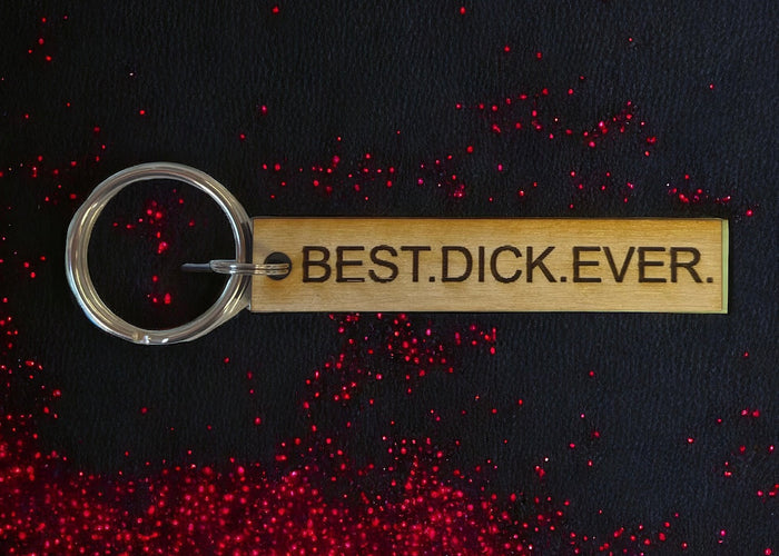 Wholesale | Best Dick Ever Wood Keychain