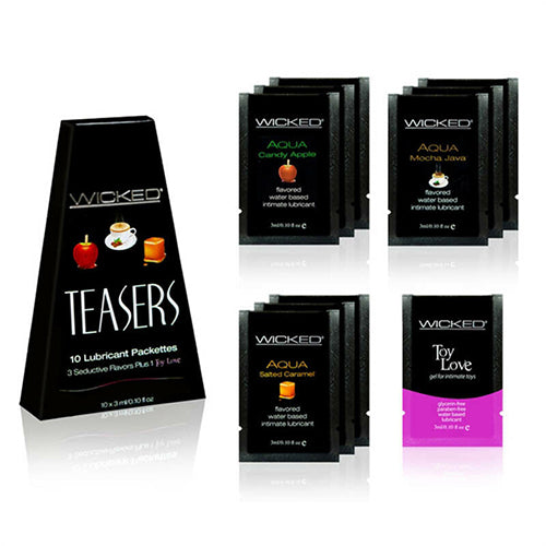 Wicked Teasers lubricant packettes 10x3ml