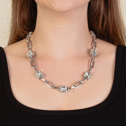 12009 - Crystal Necklace - Clear