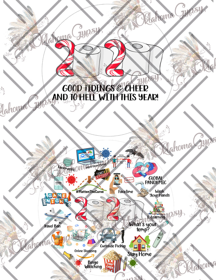 2020 Pandemic Ornament Digital File