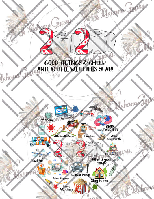 2020 Pandemic Ornament Digital File