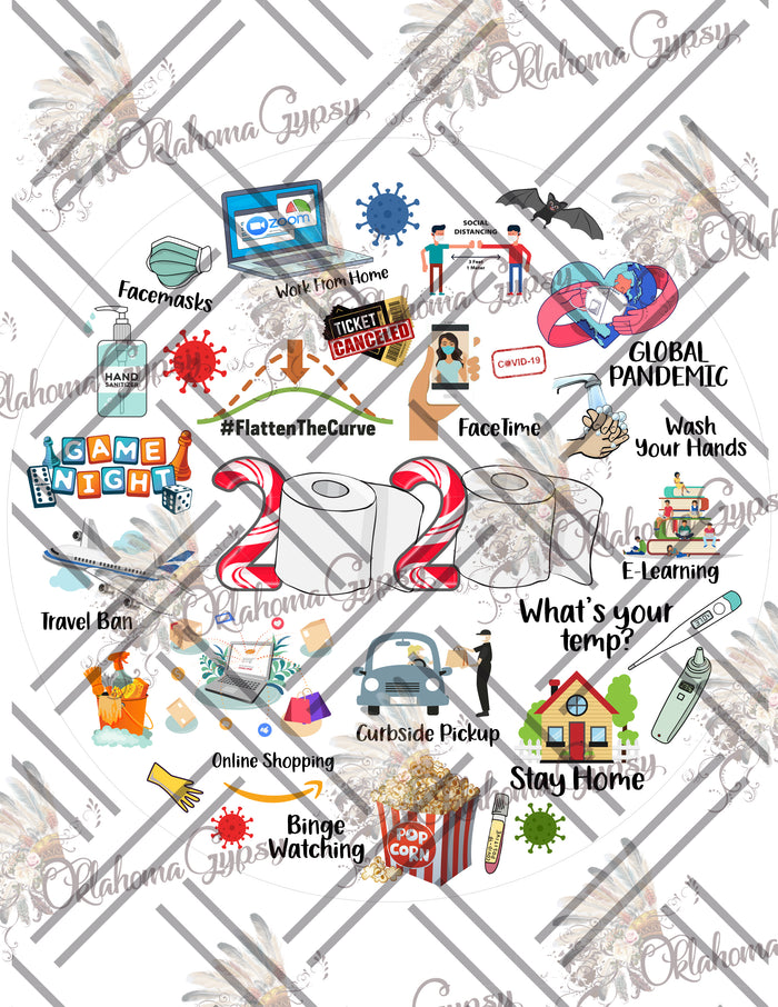 2020 Pandemic Ornament Digital File
