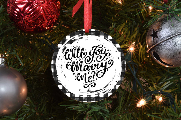 2021 Wedding Christmas Ornaments Digital File