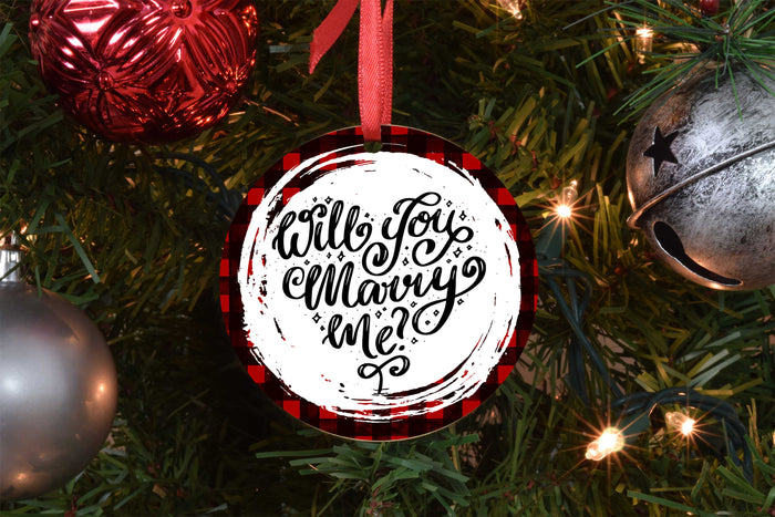 2021 Wedding Christmas Ornaments Digital File