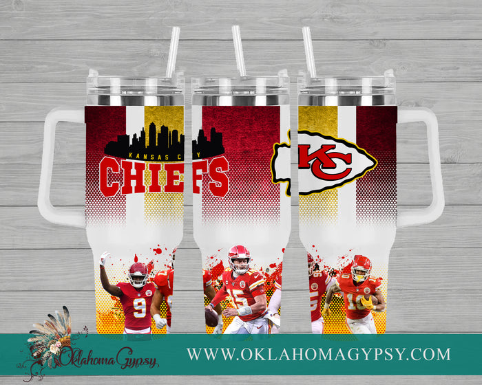 40oz KC Chiefs Digital File Wraps