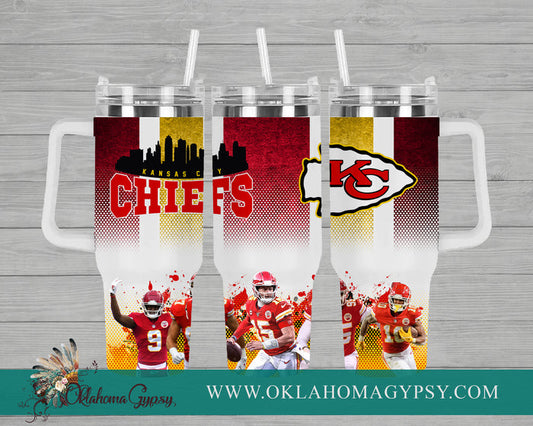 40oz KC Chiefs Digital File Wraps
