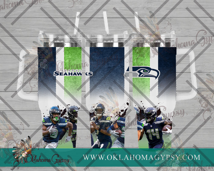40oz Seahawks Digital File Wraps