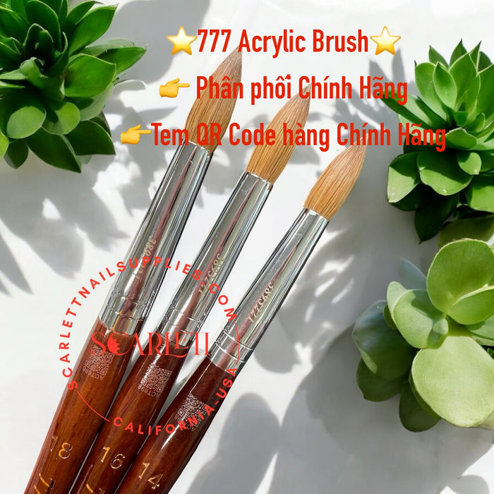 777 Kolinsky Acrylic Nail Brush England