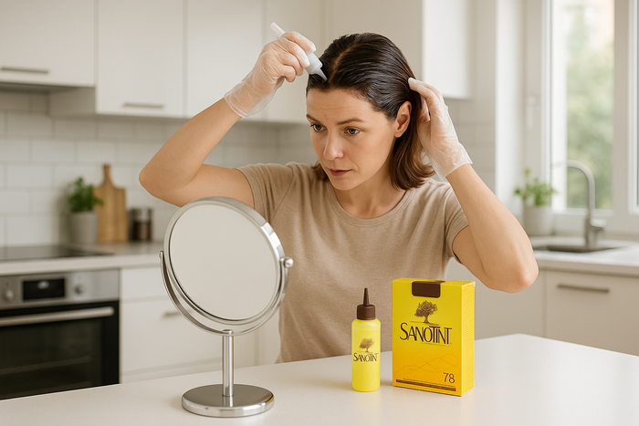 Sanotint 78 Mahogany Hair Dye | PPD-Free - Salonservdirect, Licester LE5 5LD