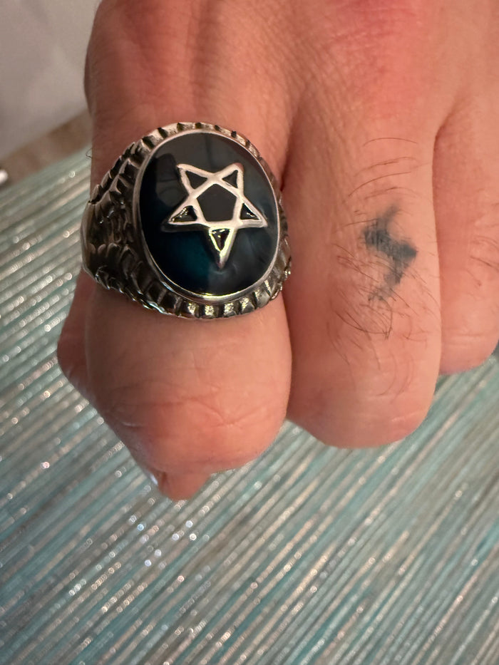 Pentagram Signet Ring