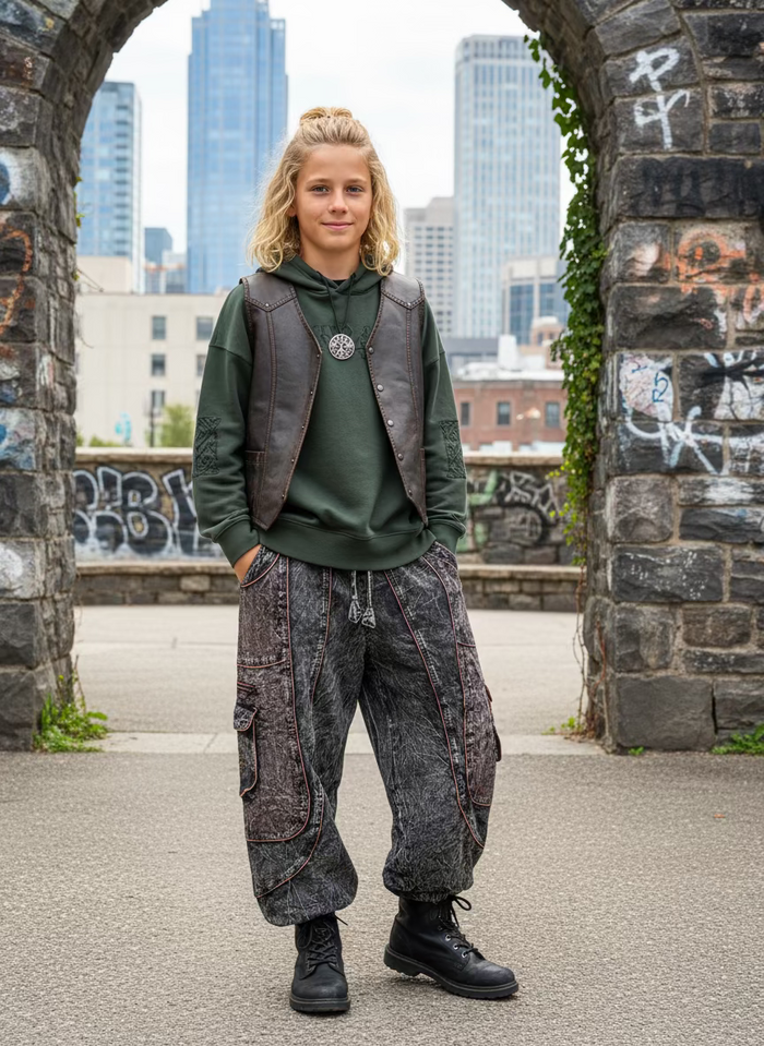 Ancient Tribal Parachute Pants