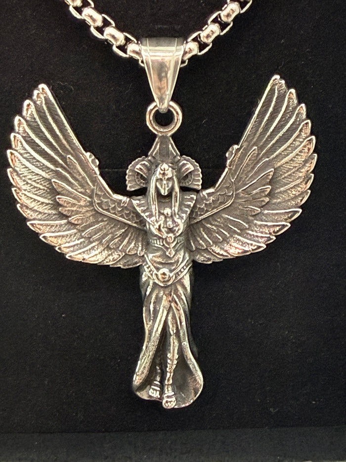 Titanium Isis Pendant & Necklace