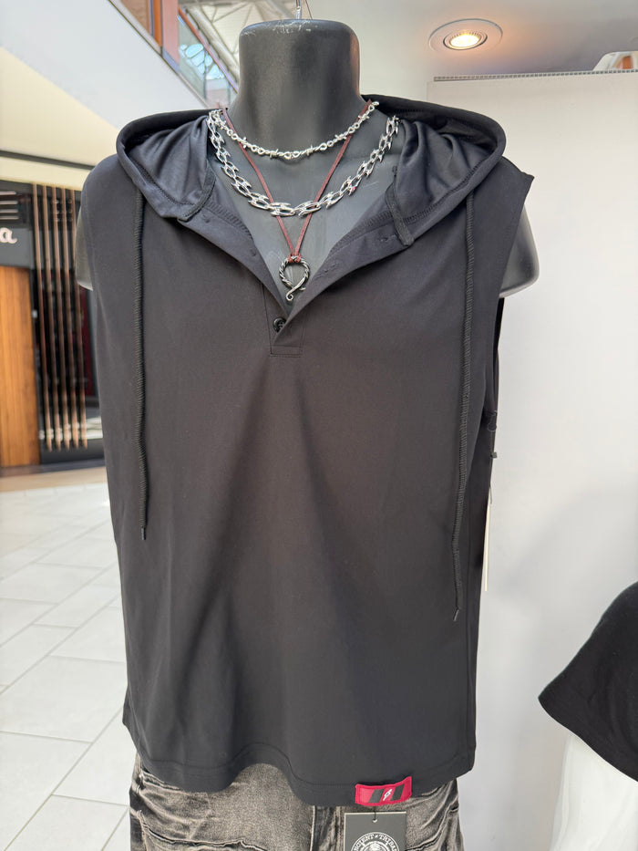 Sleeveless Dry Fit Hoodie