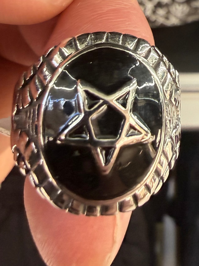 Pentagram Signet Ring