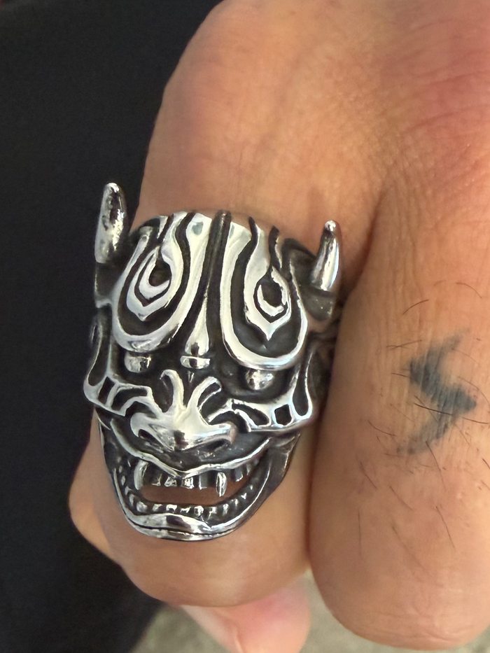 Hannya Mask Ring