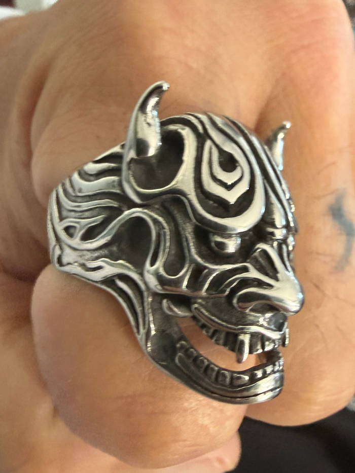 Hannya Mask Ring