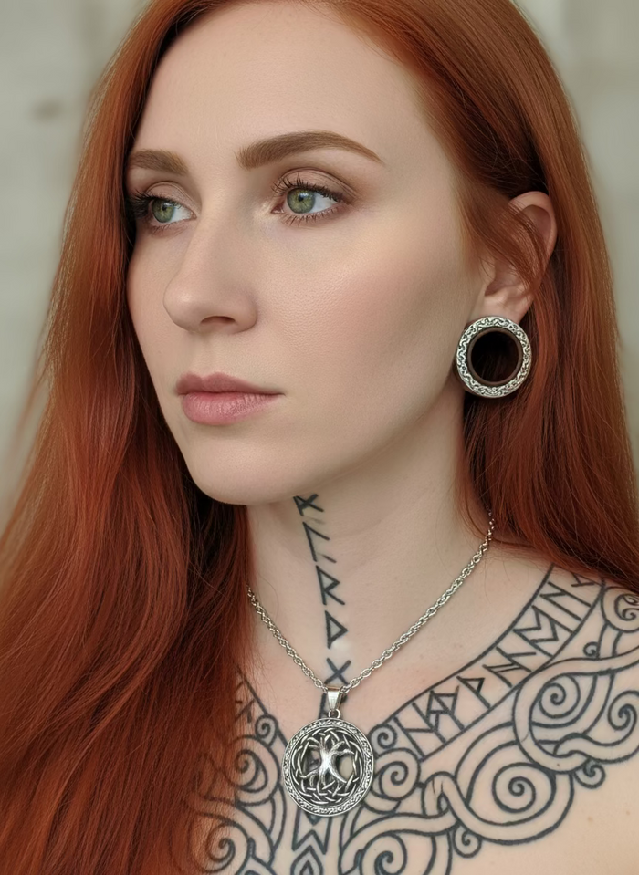 Transparent Titanium Tree of Life Amulet & Necklace
