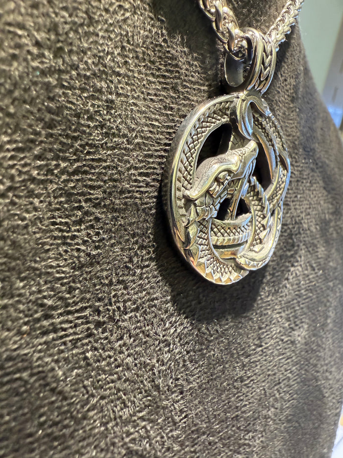 Titanium Dragon Knot Amulet