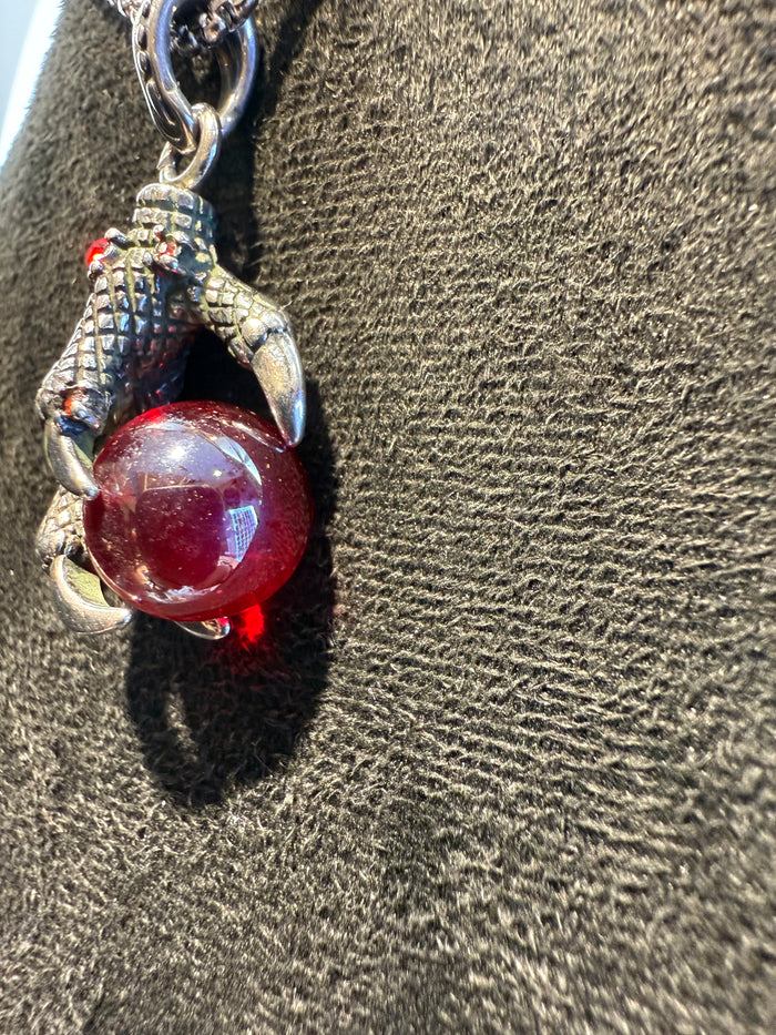 Dragon Ball Claw Pendant & Necklace Set
