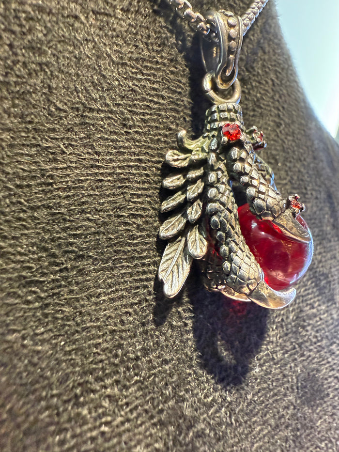 Dragon Ball Claw Pendant & Necklace Set