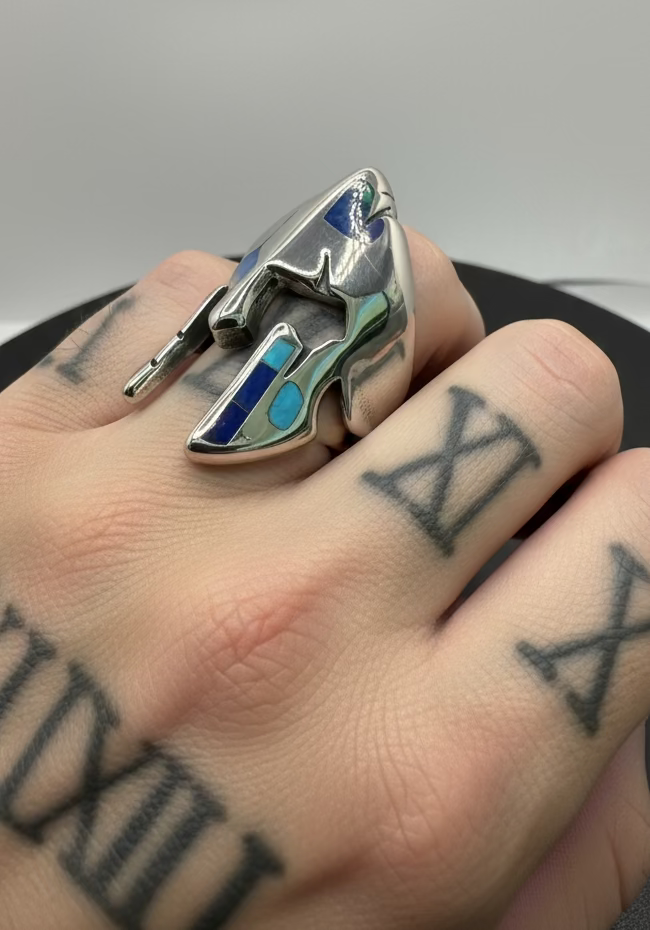 Titanium Spartan Mask Ring
