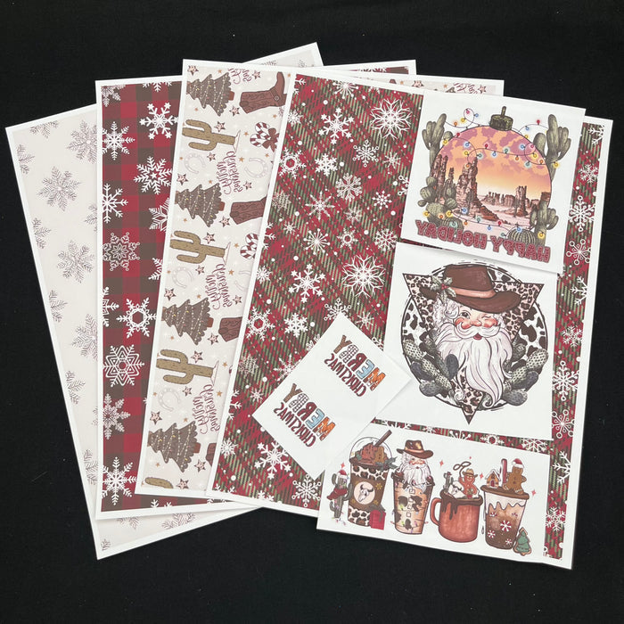 SUBLIMATION DECAL PACK - The Holiday Hoedown Collection - Pack 1