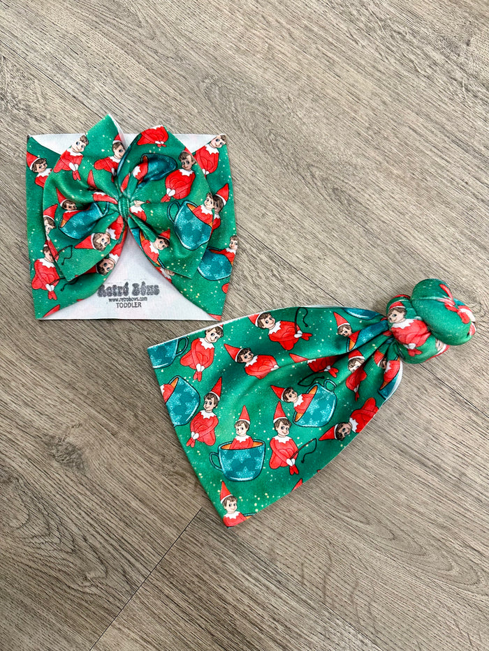 Retro Bows Co. Elf on a shelf (7997780394292)