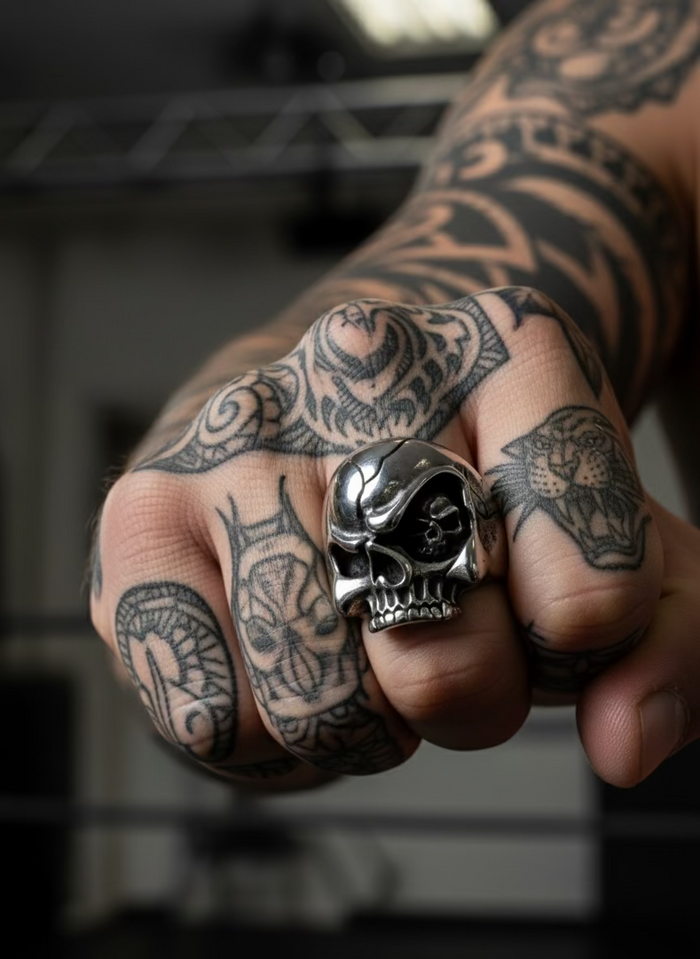 Inner Beast Titanium Skull Ring