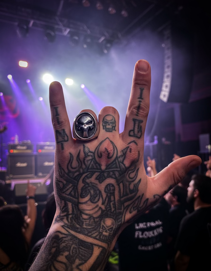 The Punisher Skull Signet Ring