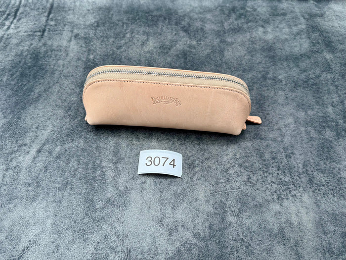 SECONDS -XLarge Zipper Leather Pencil Case - 3074