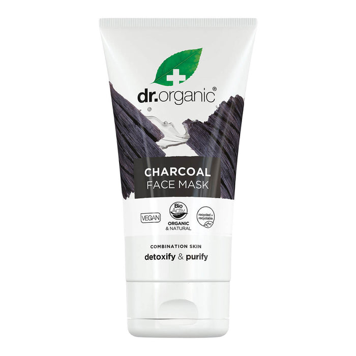 125ml tube Dr. Organic Activated Charcoal Face Mask to cleanse pores, and purify and promote clear skin.