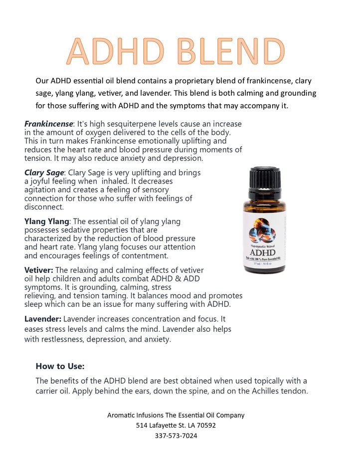 ADHD Aromatic Bath Bomb