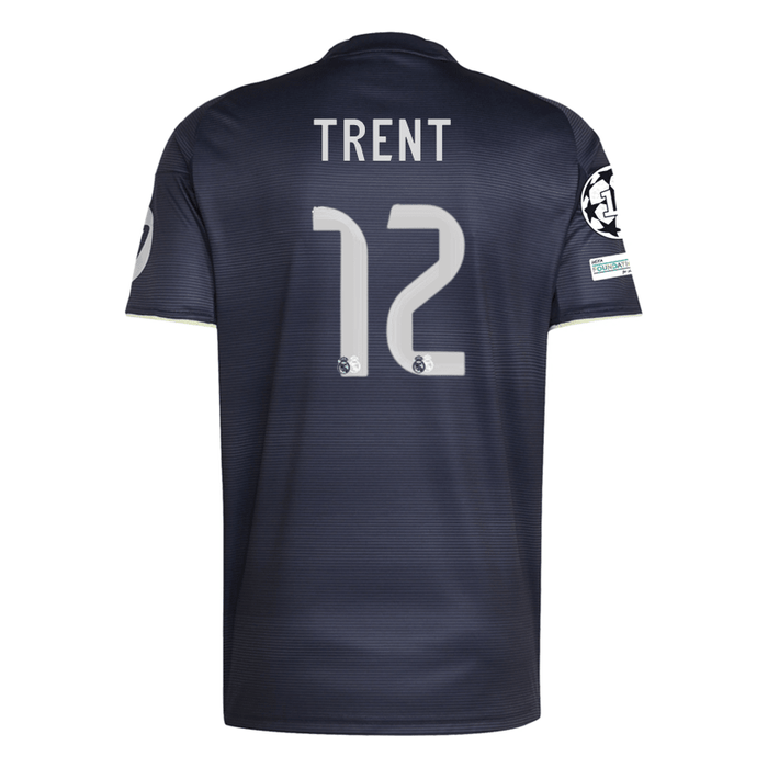 adidas Trent Real Madrid 25/26 Away Jersey w/ Champions League Patches (Legend Ink) | SoccerWearhouse