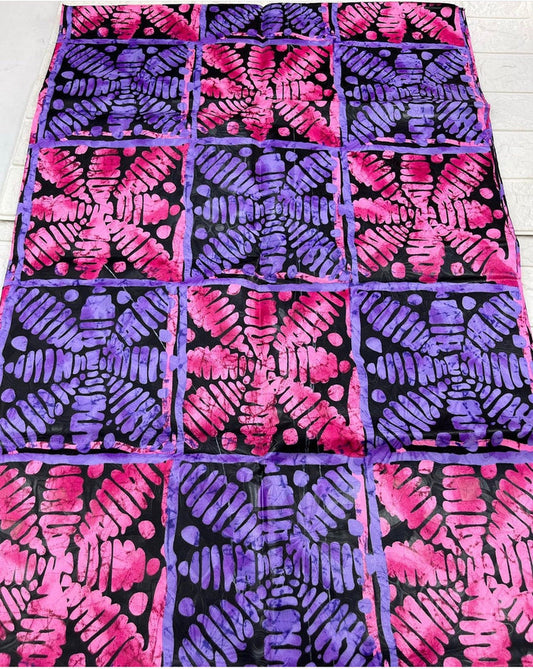 Adire brocade tie dye adire fabric sold by yard, kampala fabric for craft sewing 006