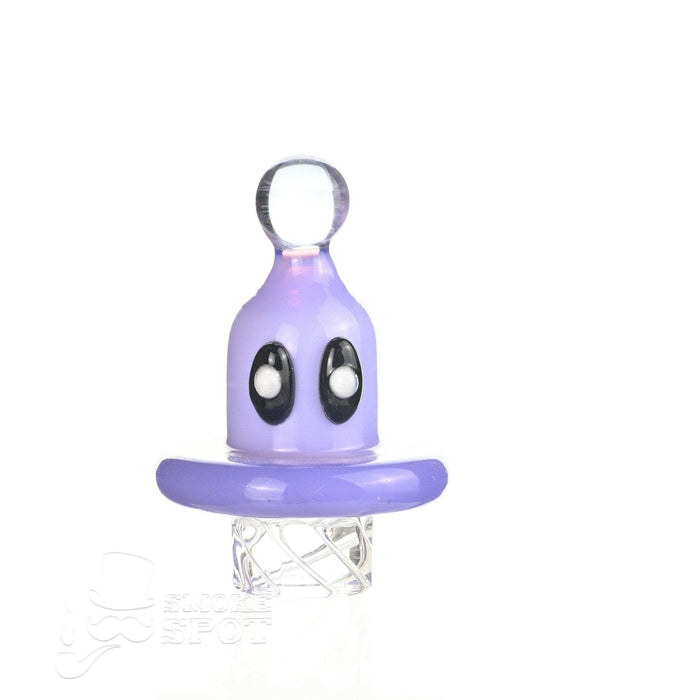 AFM Alien Spinner Cap Purple glass carb cap for dab rigs - Smoke Spot