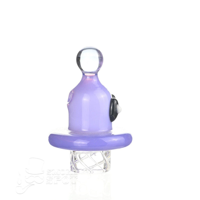 Side view of AFM Alien Spinner Cap Purple glass accessory