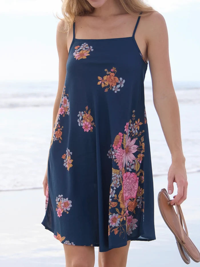 Amellia Mini Dress - English Garden Navy-view 2