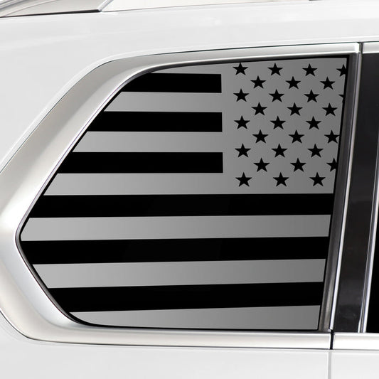 Quarter Window American Flag Vinyl Decal Stickers Fits BMW X7 2019 - 2025 - Bogar Tech Designs