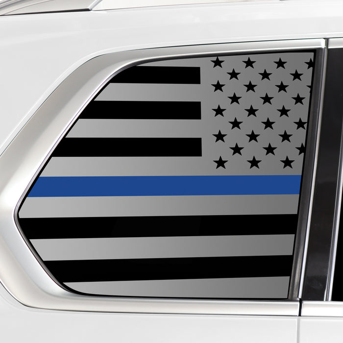 Quarter Window American Flag Vinyl Decal Stickers Fits BMW X7 2019 - 2025 - Bogar Tech Designs