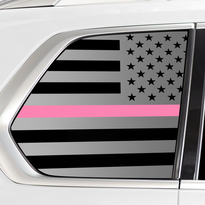 Quarter Window American Flag Vinyl Decal Stickers Fits BMW X7 2019 - 2025 - Bogar Tech Designs