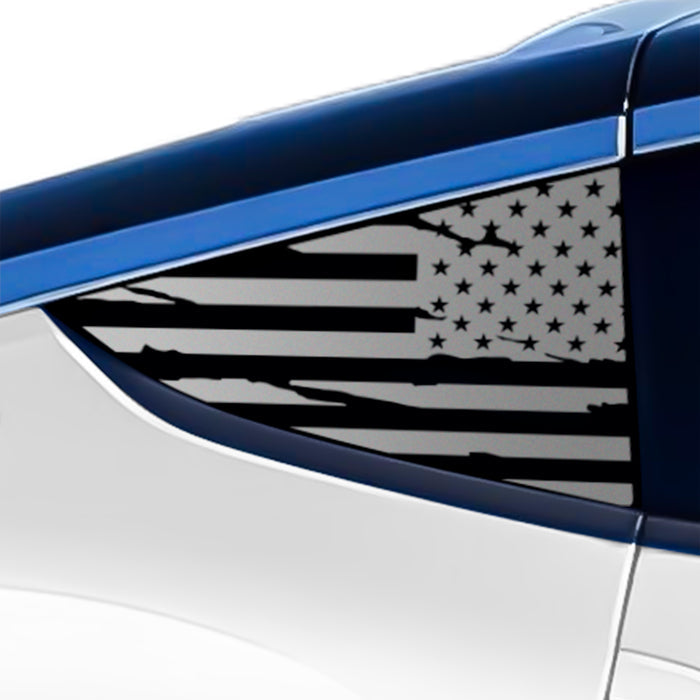 Quarter Window American Flag Vinyl Decal Stickers Fits Nissan Z 2023 - 2025 - Bogar Tech Designs
